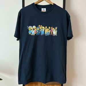 Vintage Y2K The Simpsons tee shirt TV promo Alstyle AAA
